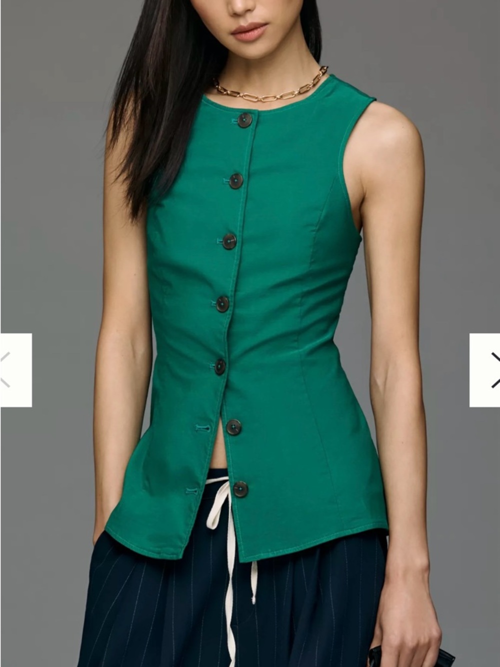 Maeve Cotton Blend Vest